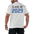 Class Of 2029 Graduation T-Shirts Men's Back Print T-Shirt