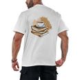 Coffee And Books Adult Books Lover Reading Men's Back Print T-Shirt