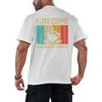 I Like Coffee And Maybe 3 People Introvert Anti-Social Men's Back Print T-Shirt I Like Coffee And Maybe 3 People Introvert Anti-Social Men's Back Print T-Shirt