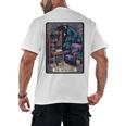 Color Graphic The Introvert Tarot Card Raglan Baseball Tee Men's Back Print T-Shirt Color Graphic The Introvert Tarot Card Raglan Baseball Tee Men's Back Print T-Shirt
