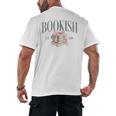 Coquette Bow Book Lover Bookish Coquette Aesthetic Reading Men's Back Print T-Shirt