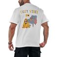 Cozy Vibes Atmospheric Introvert Men's Back Print T-Shirt