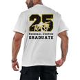 Criminal Justice Graduate Graduated Class Of 2025 Graduation Men's Back Print T-Shirt
