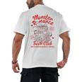 Dark Romance Reader Reading Monster Romance Book Club Men's Back Print T-Shirt Dark Romance Reader Reading Monster Romance Book Club Men's Back Print T-Shirt