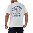 Dental Hygienist Graduation Dentist Dentistry Men's Back Print T-Shirt
