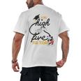 Disney Mickey Mouse A Big High Five For Today Graduation Men's Back Print T-Shirt