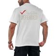 Dissertation Defended PhD Graduate PhD Graduation Men's Back Print T-Shirt