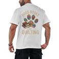 Dogs Books And Quilting Men's Back Print T-Shirt