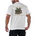 Easily Distracted By Books And Dragons Graphic Premium Men's Back Print T-Shirt