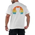 Ew People Cat Anti Social Introvert Premium Tri-Blend Men's Back Print T-Shirt