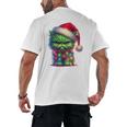 Ew People Meowy Cat Christmas Introvert Men Women Men's Back Print T-Shirt