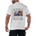 My Favorite Airman Calls Me Nana Air Force Graduation Nana Men's Back Print T-Shirt