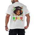 Future HBCU Grad Girl Kids Graduation HBCU College Men's Back Print T-Shirt