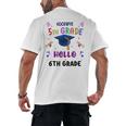 Goodbye 5th Grade Graduation 2025 6th Grade Graduate Kids Men's Back Print T-Shirt