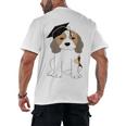 Graduation Beagle Dog 2017 Graduate Graduation Tee Men's Back Print T-Shirt