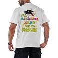Graduation Class 2018 Cap Gown Shirt Preschool Grad Proud Men's Back Print T-Shirt