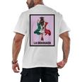 Graduation Latina Educated La Graduada Mexican Bingo Card Men's Back Print T-Shirt