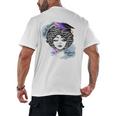 Graduation Masters Degree Woman Queen Graduate 2025 Men's Back Print T-Shirt
