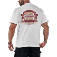 Graduation Proud Mom Of 8th Grade Graduate Men's Back Print T-Shirt