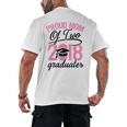Graduation Shirt For Mom With Twins Proud Mom Of Two Men's Back Print T-Shirt