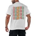 Groovy Senior Graduation Cute Groovy Senior Class Of 2024 Men's Back Print T-Shirt