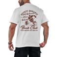 Hockey Romance Smut Reader Book Club Book Lover Bookish Men's Back Print T-Shirt
