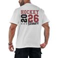 Hockey Senior Night Hockey Senior 2026 Graduation 59 Men's Back Print T-Shirt