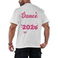 I'm A Dance Senior Mom 2026 Of Course I'm Crying Graduation Men's Back Print T-Shirt