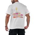 I'm Ok Books Boooks Lover Premium Tri-Blend Men's Back Print T-Shirt