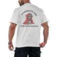 I’m Staying Home Today Cat Introvert Homebody Men's Back Print T-Shirt