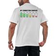 Introvert Low Battery My Connection Compass Raglan Baseball Tee Men's Back Print T-Shirt Introvert Low Battery My Connection Compass Raglan Baseball Tee Men's Back Print T-Shirt