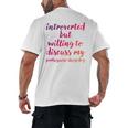 Introverted Willing To Discuss Portuguese Sheepdog Introvert Men's Back Print T-Shirt Introverted Willing To Discuss Portuguese Sheepdog Introvert Men's Back Print T-Shirt