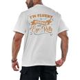 For Introverts For Introverts Premium Men's Back Print T-Shirt For Introverts For Introverts Premium Men's Back Print T-Shirt