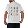 Introverts Unite Sarcastic Joke Humor Sarcasm Men's Back Print T-Shirt