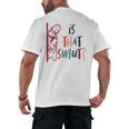 Jesus God Smut Reader Smut Reading Book Is That Smut Men's Back Print T-Shirt
