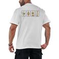 Just A Bookish Goose Reader SillyGoose Book Lover Outfit Men's Back Print T-Shirt