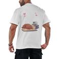 Just a Girl Who Loves Dogs Books Coffee T-Shirt Men's Back Print T-Shirt Just a Girl Who Loves Dogs Books Coffee T-Shirt Men's Back Print T-Shirt