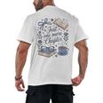 Just One More Chapter Book Lover Reading Quote Men's Back Print T-Shirt Just One More Chapter Book Lover Reading Quote Men's Back Print T-Shirt