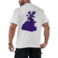Kawaii Fairy Bookish Book Lover Library Read Men's Back Print T-Shirt