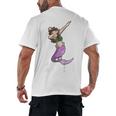 Kids Class Of 2029 Shirt Graduation Dabbing Mermaid Shirt Men's Back Print T-Shirt