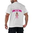 Kids Princess Girl Preschool Graduate 2018 Graduation Pre-K Men's Back Print T-Shirt