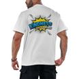 Kindness Is My Superpower Retro Comic Book T-Shirt Men's Back Print T-Shirt