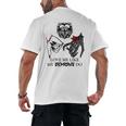 Love Me Like My Demons Do Dark Romance Merch Smutty Book Men's Back Print T-Shirt