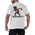 Masters Graduation Mastered It Dabbing Man Tee Men's Back Print T-Shirt