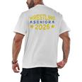 Night Wrestling Senior 2026 Graduation Men's Back Print T-Shirt