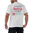 Nurse LPN RN CNA Easter Graduation Nursing 2021 Men's Back Print T-Shirt