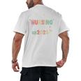 Nurse I Survived Nursing School Class Of 2025 Graduation Men's Back Print T-Shirt
