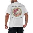 Me After One Social Interaction Introvert Saying Men's Back Print T-Shirt