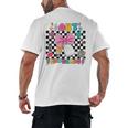 Peace Out 2nd Grade Graduation Last Day School Second Grade Men's Back Print T-Shirt