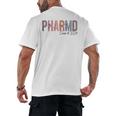 Pharmacist Graduation PharmD Class Of 2024 Pharmacy Grad Men's Back Print T-Shirt